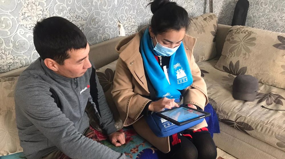 UNFPA supports Kazakhstan's national census roll-out during COVID-19 pandemic
