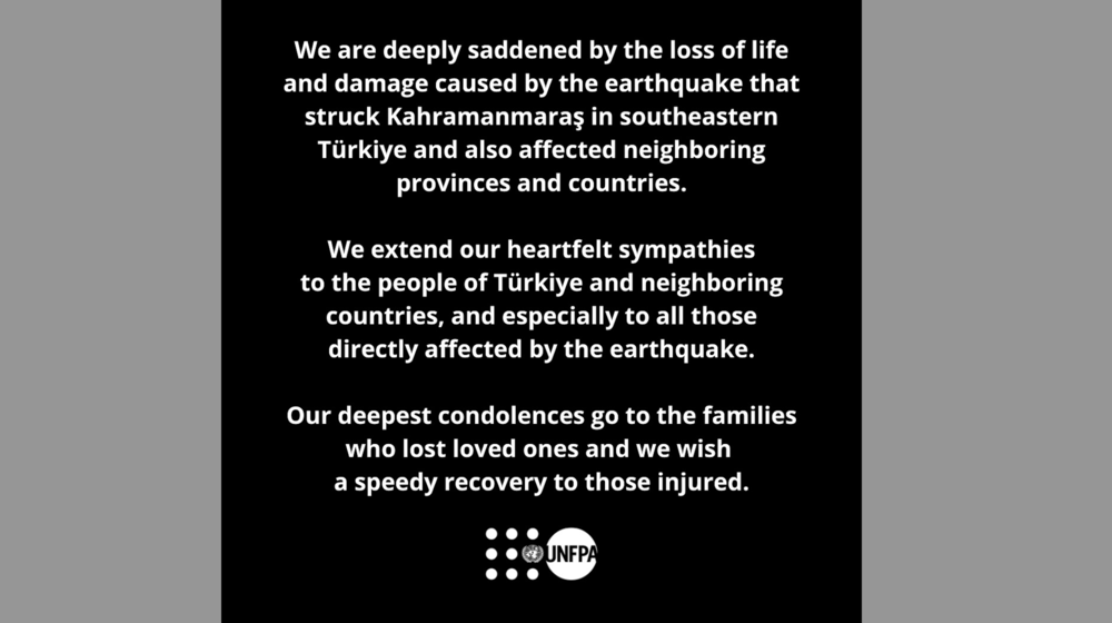 UNFPA statement on earthquake in Türkiye