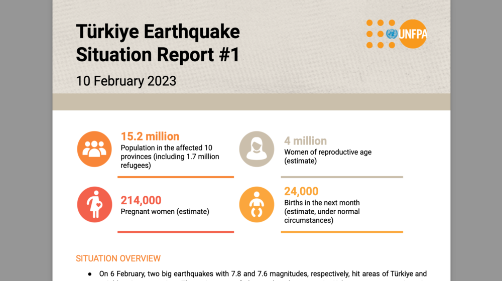 Türkiye Earthquake Situation Report #1