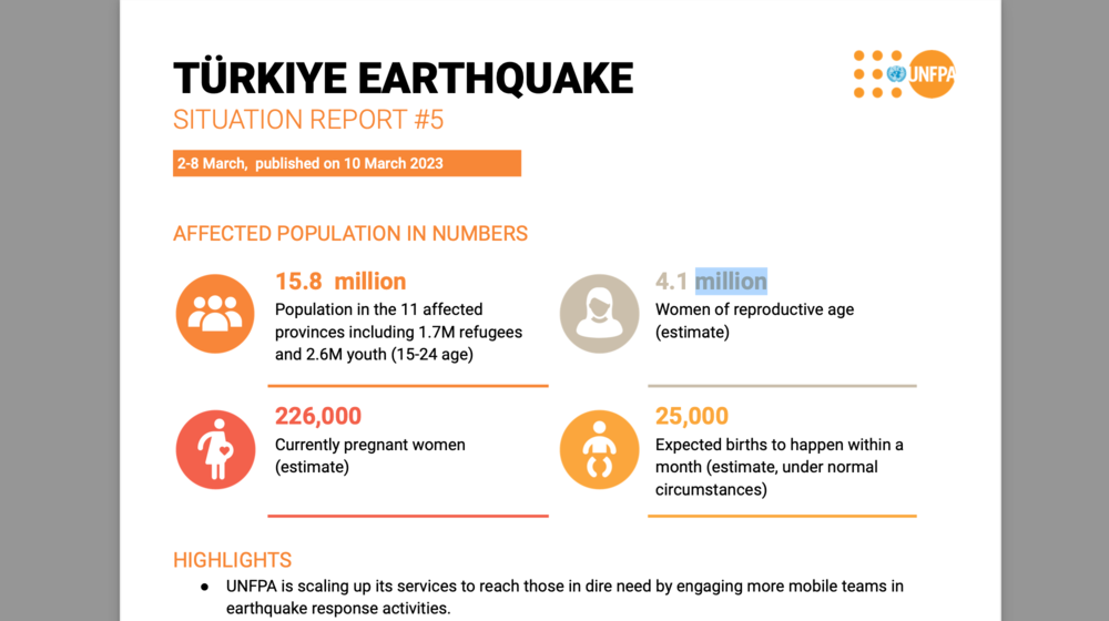 Türkiye Earthquake Situation Report #5