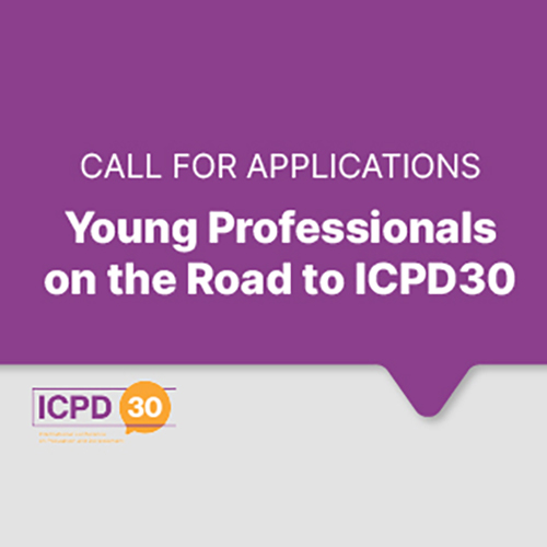 Call for applications: Young professionals on the road to ICPD30
