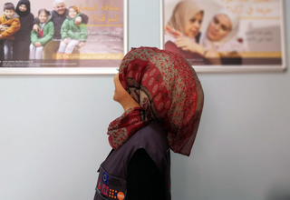 Rima, a Syrian refugee now working as a health mediator in Turkey