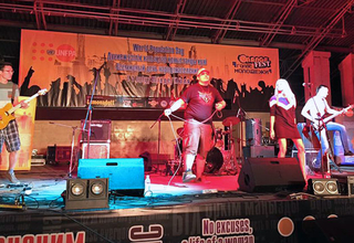 Orange Fest concert in Almaty