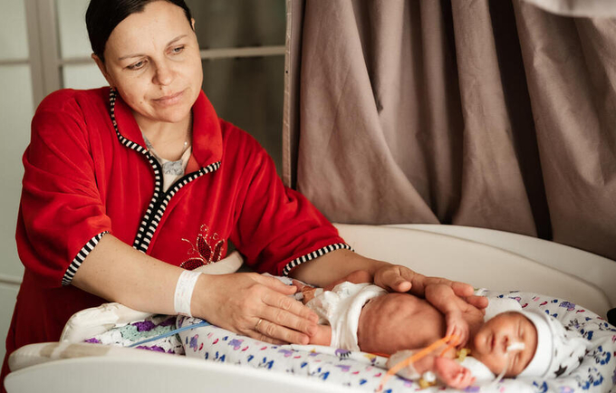 Nataliia was four months pregnant when the war started in February 2022.
