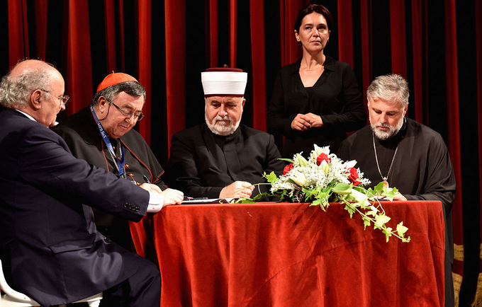 Members of the Inter-religious Council in Bosnia and Herzegovina