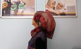 Rima, a Syrian refugee now working as a health mediator in Turkey