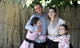Rafael Chilingarov, a father of two daughters. Photo credit: UNFPA Georgia_2021_Dina Oganova