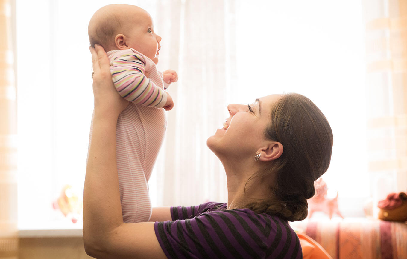 Anya Shevko with her daughter, Nastya