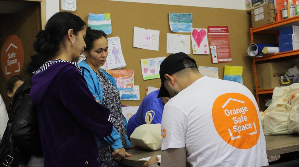 Sahin Rădiță, coordinator at the safe space in Chișinău, capital of the Republic of Moldova.