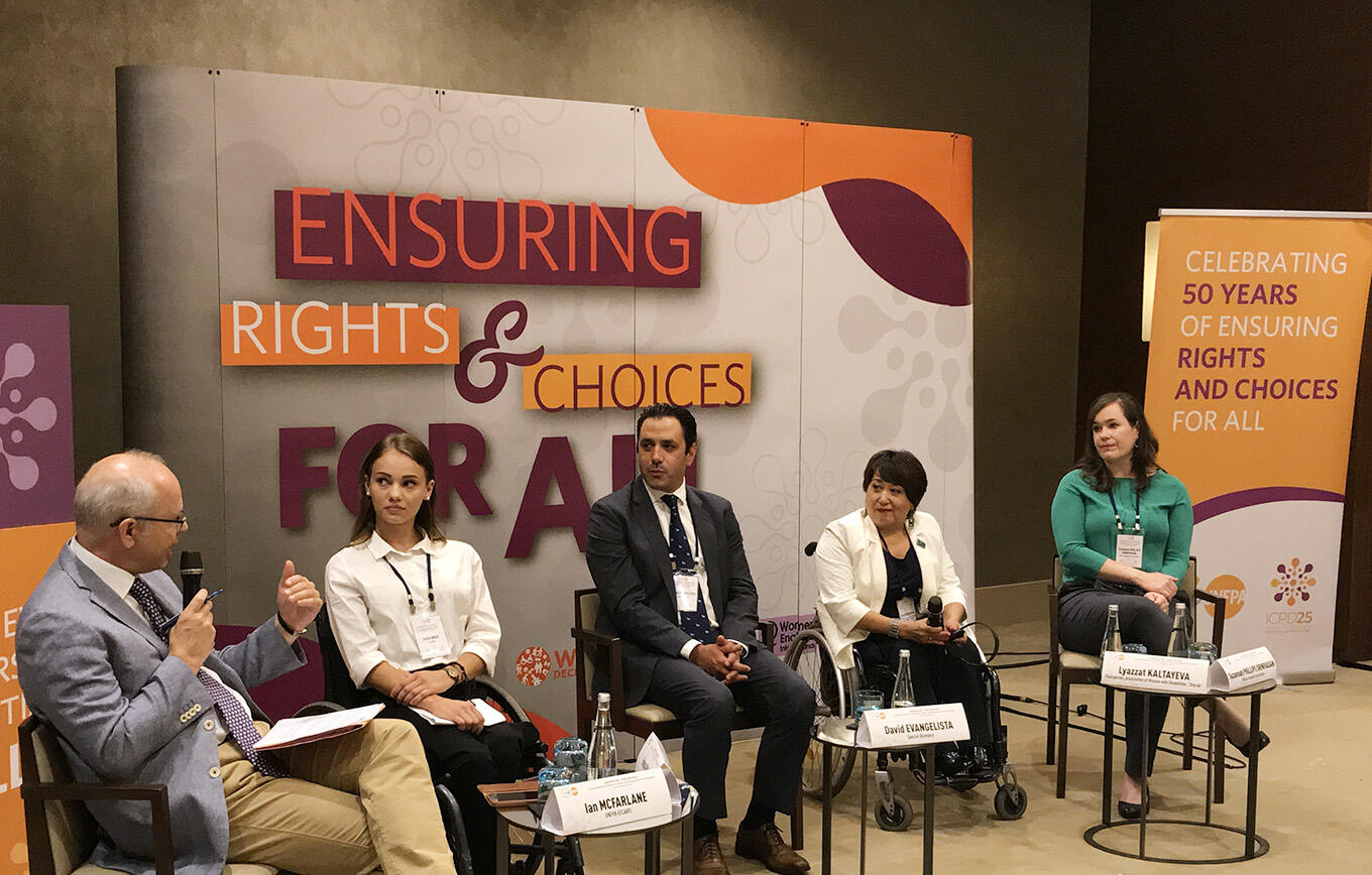 Panel discussion on what's changed for people with disabilities in Eastern Europe and Central Asia