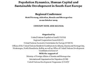 Regional Conference on Population Dynamics, Human Capital and Sustainable Development in South-East Europe