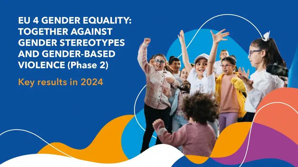 EU 4 Gender Equality: Together against gender stereotypes and gender-based violence – Key results in 2024