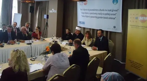 Violence against women has no basis in Islam, says head of Kosovo's Islamic community at UNFPA roundtable