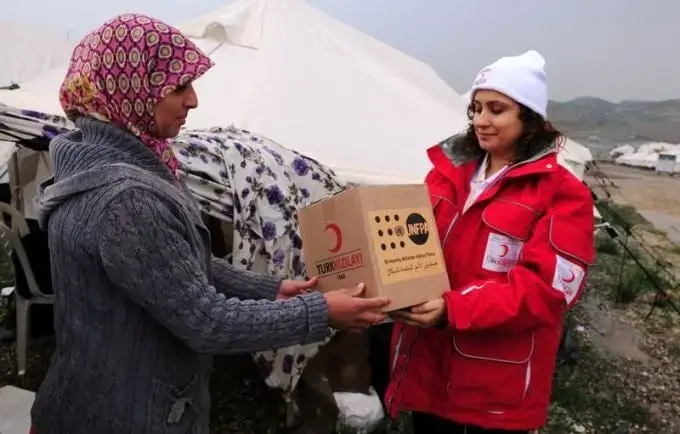 UNFPA Turkey provides hygiene kits to Syrian refugees