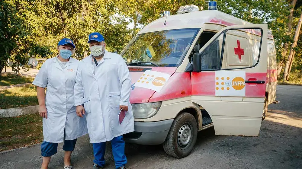 Mobile clinics treat reproductive cancers in villages along Ukraine's contact line