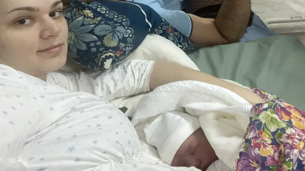 In her words: Air raid sirens, a baby’s first cry. Giving birth during conflict in Ukraine