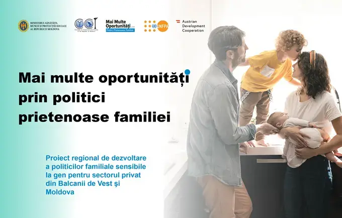 UNFPA Moldova will support private sector companies and the Government in extending family-friendly policies