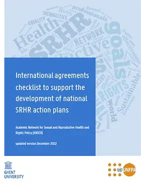 International agreements checklist to support the development of national SRHR action plans