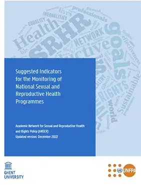 Suggested Indicators for the Monitoring of National Sexual and Reproductive Health Programmes