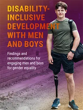 Disability-inclusive development with men and boys