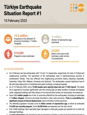 Türkiye Earthquake Situation Report #1