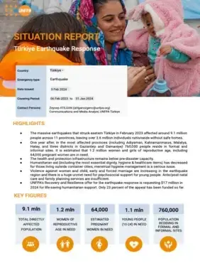 Türkiye Earthquake Situation Report