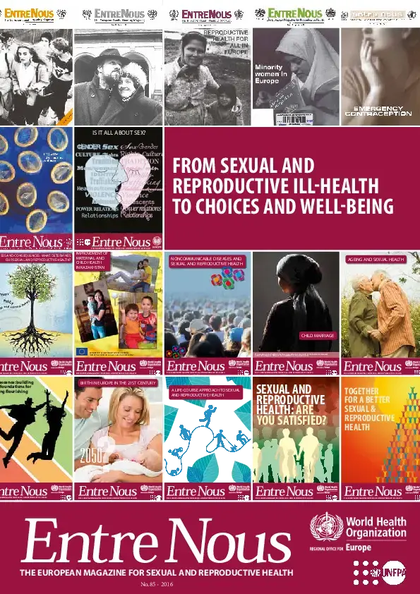 From Sexual and Reproductive Ill-health to Choices and Well-being