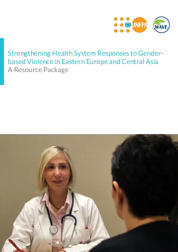 Strengthening Health System Responses to Gender-based Violence in Eastern Europe and Central Asia