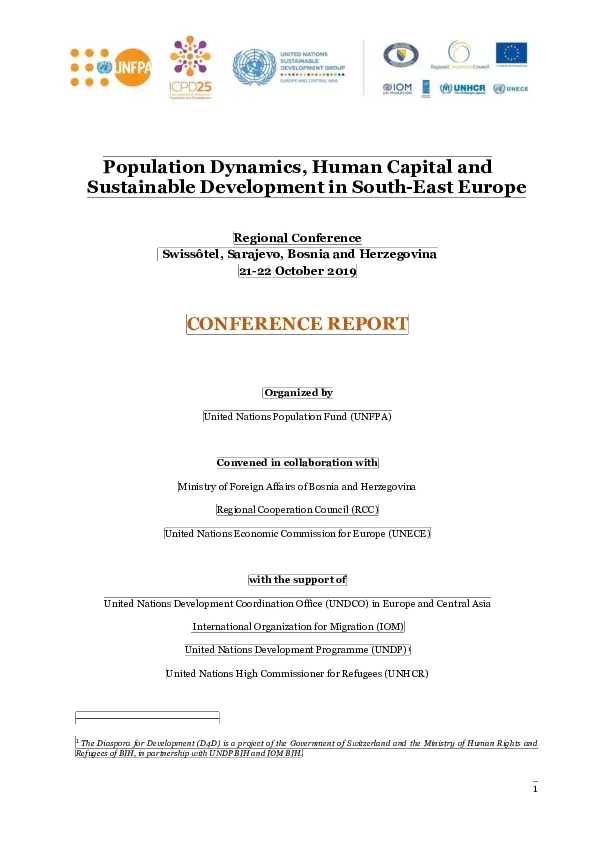 Conference Report: Population Dynamics, Human Capital and Sustainable Development in South-East Europe