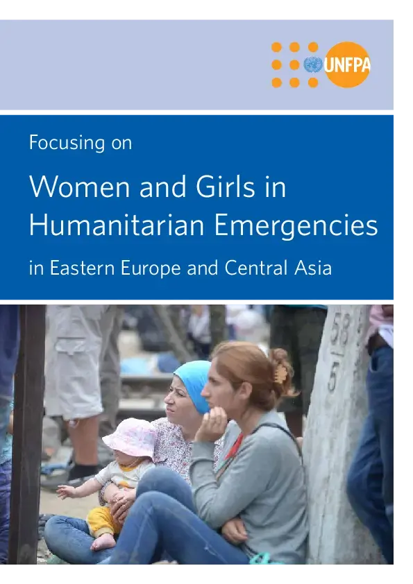 Focusing on Women and Girls in Humanitarian Emergencies in Eastern Europe and Central Asia