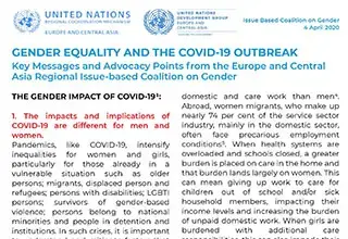 Gender Equality and the COVID-19 Outbreak