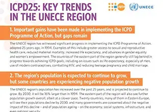 ICPD25: Key Trends in the UNECE Region