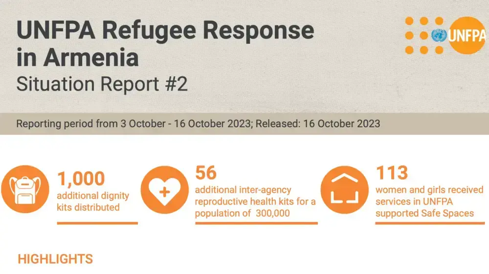 Refugee Response in Armenia Situation Report #2